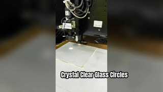 2 মিমি আল্ট্রা-ক্লিয়ার গ্লাস লেজার-কাট সার্কেল