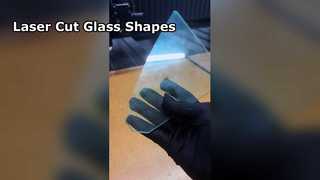 4 মিমি এফ সবুজ কাচের কাটিং অনিয়মিত আকার