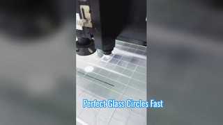 3 মিমি সাদা গ্লাস লেজার কাটিয়া বৃত্তাকার