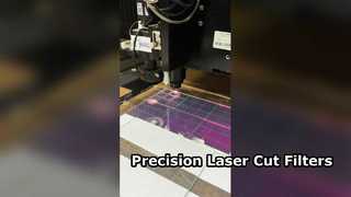 লেজার কাটিং বৃত্তাকার 1 মিমি ডবল-পার্শ্বযুক্ত প্রলিপ্ত ফিল্টার
