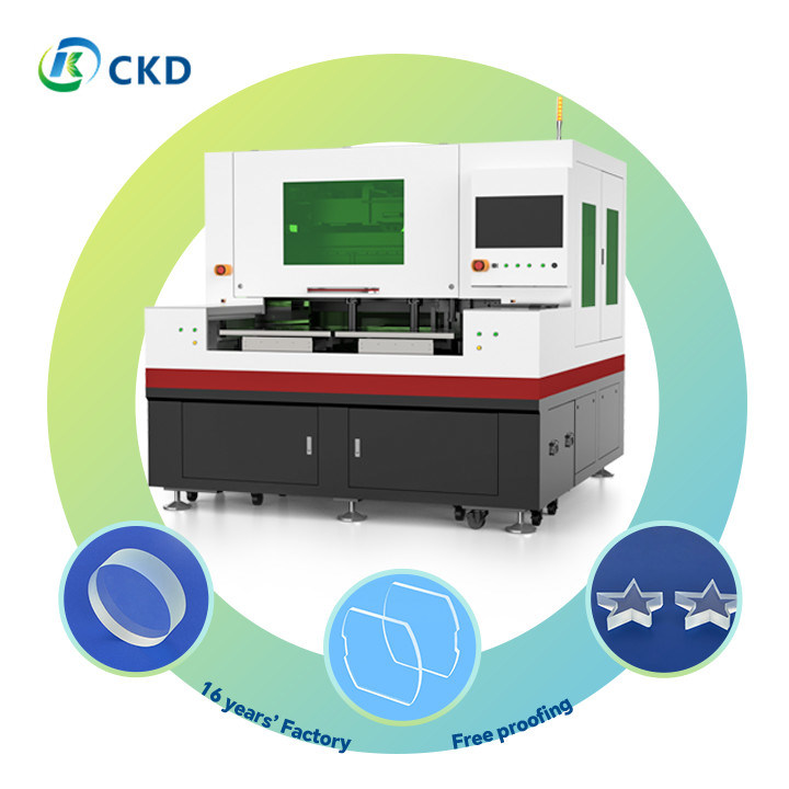 HTI Controlled ±0.01mm Cutting Accuracy Polygonal Glass Cutting Machine